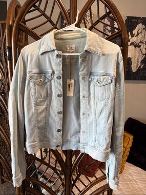 AG Adriano Goldschmied Light Blue Denim Jacket